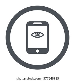 Smartphone Icon, flat design style