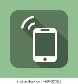 Smartphone Icon, flat design style