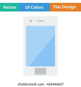 Smartphone icon. Flat design. Vector illustration.