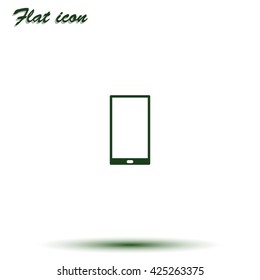Smartphone icon. Flat illustration.