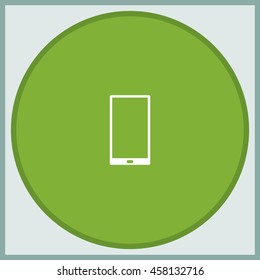 Smartphone icon. Flat illustration.