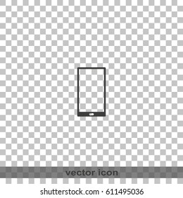 Smartphone icon. Flat illustration.