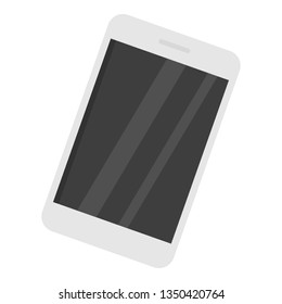 Smartphone icon. Flat illustration of smartphone vector icon for web design