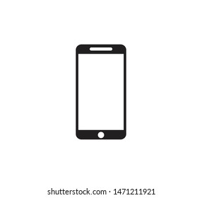 Smartphone icon flat logo illustration