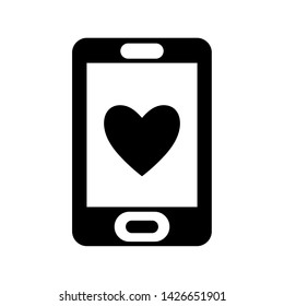Smartphone icon. Flat Icon Mobile Phone, Handphone