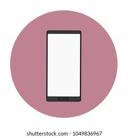 Smartphone icon in a flat style.