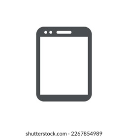 Smartphone-Icon im flachen Stil. Handy, Vektorgrafik auf weißem, isoliertem Hintergrund. Geschäftskonzept für Smartphone.