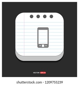 smartphone icon - Free vector icon