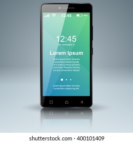 Smartphone icon. Gadget icon.