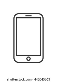 smartphone icon. Gadget design. Vector graphic