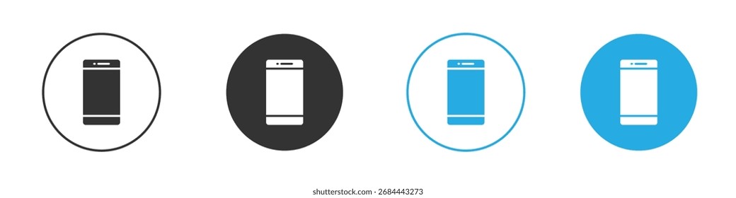 Icono de Smartphone. Plantilla de diseño de iconos gráficos