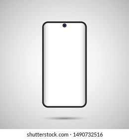 Smartphone icon. Graphic template. Vector illustration