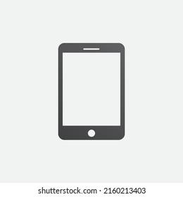 Icono de Smartphone con vector de color gris