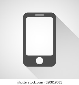 smartphone icon great for any use. Vector EPS10.