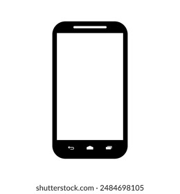 Smartphone icon illustrated in vector