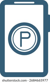 Smartphone icon illustration for accumulating points