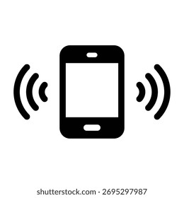 Smartphone icon illustration design template