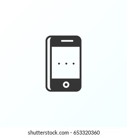 Smartphone  icon illustration isolated vector sign symbol