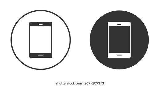 Smartphone icon illustration. Pixel vector graphics - Vector.