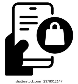 Icono de Smartphone Ilustración, para web, aplicación, infografía, etc