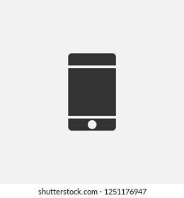 Smartphone icon illustration,vector call sign symbol