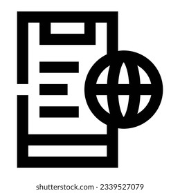 Smartphone icon. Internet technology concept. Icon in line style