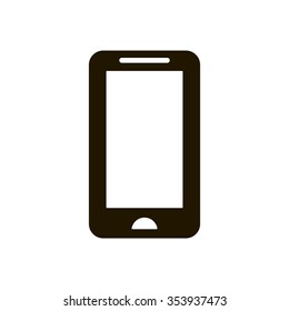 smartphone   icon,  isolated. Flat  design.