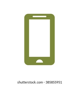 smartphone  icon,  isolated. Flat  design.