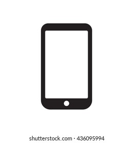 Smartphone  icon,  isolated. Flat  design.