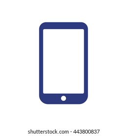 Smartphone  icon,  isolated. Flat  design.