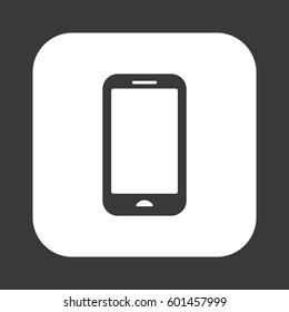 Smartphone   icon,  isolated. Flat  design.