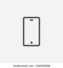 Smartphone icon isolated on background. Gadget symbol modern, simple, vector, icon for website design, mobile app, ui. Vector Illustration