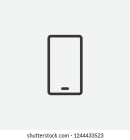 Smartphone icon isolated on background. Gadget symbol modern, simple, vector, icon for website design, mobile app, ui. Vector Illustration