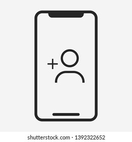 Smartphone icon isolated on background. Gadget symbol modern, simple, vector, icon for website design, mobile app, ui. Vector Illustration
