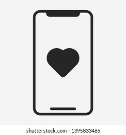 Smartphone icon isolated on background. Gadget symbol modern, simple, vector, icon for website design, mobile app, ui. Vector Illustration
