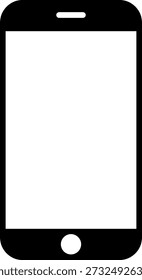 Smartphone-Symbol einzeln auf Hintergrund. Gadget-Symbol modern, einfach, Vektor, Symbol für Website-Design, mobile App, ui. Vektorgrafik