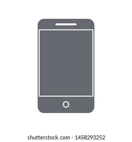 Smartphone icon isolated on white background. Cellphone symbol modern simple vector icon for website design, mobile app, ui. Vector Illustration