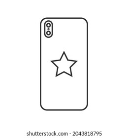 Smartphone icon isolated on white background. Accessory symbol modern, simple, vector, icon for website design, mobile app, ui. Vector Illustration