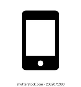 Smartphone icon isolated on white background