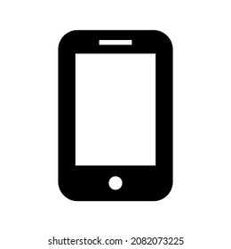 Smartphone icon isolated on white background