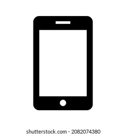 Smartphone icon isolated on white background