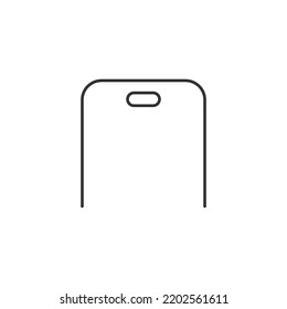 Smartphone icon isolated on white background. Gadget symbol modern, simple, vector, icon for website design, mobile app, ui. Vector Illustration