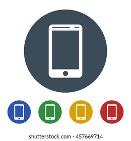 Smartphone icon isolated on white background 