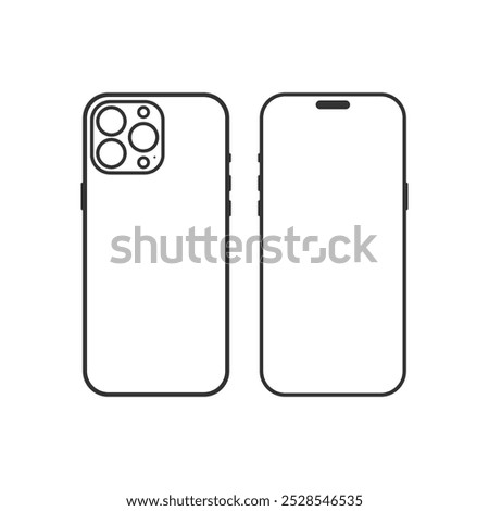 Smartphone icon isolated on white background. Electronics symbol modern, simple, vector, icon for website design, mobile app, ui. Vector Illustration