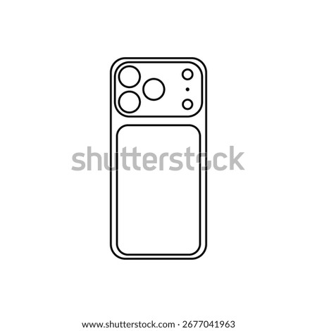 Smartphone icon isolated on white background. Gadget symbol modern, simple, vector, icon for website design, mobile app, ui. Vector Illustration