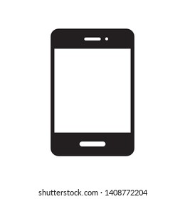 smartphone icon logo design template vector