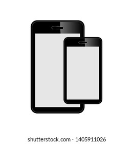 Smartphone Icon. Mobile Communication Equipment Illustration As A Simple Vector Sign & Trendy Symbol for Design and Websites, Presentation or Application.