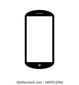 Smartphone Icon. Mobile Communication Equipment Illustration As A Simple Vector Sign & Trendy Symbol for Design and Websites, Presentation or Application.