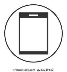 Smartphone icon Mobile icon. electronics icons. Tablet and smartphone symbol. Android cellphone Black tablet icon.