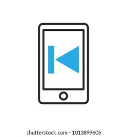 Smartphone icon. Mobile media. Vector illustration